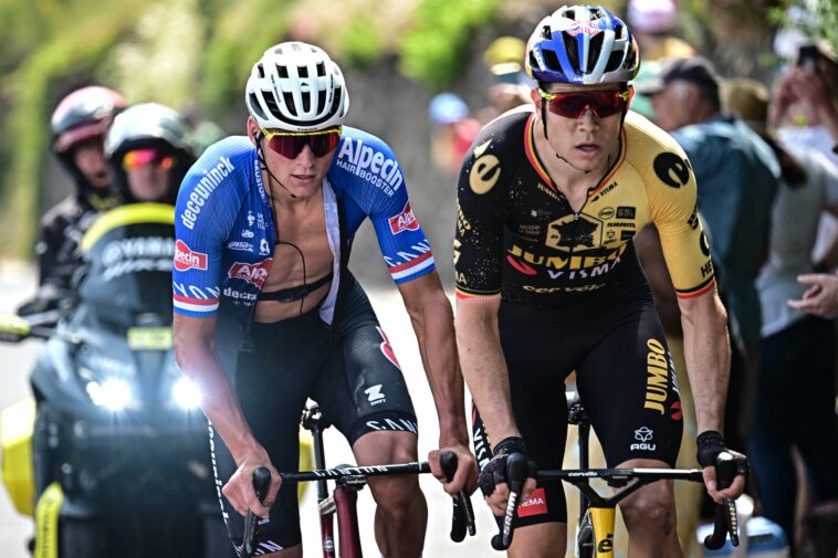 Tom Dumoulin critica a Wout van Aert por las tácticas de la etapa 10 del Tour de Francia