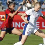 Ada Hegerberg juega con Noruega contra España