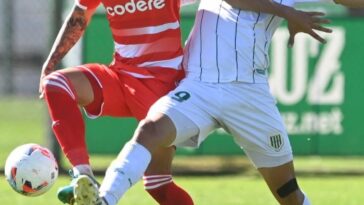 Franco Paredes en la Reserva de River. Prensa River.