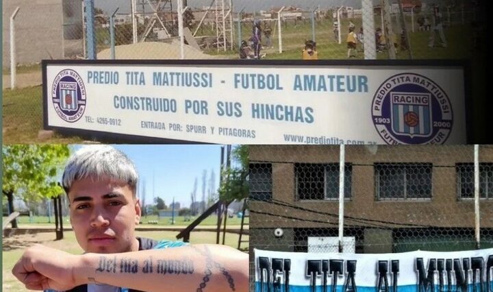 Nicolás Meaurio y su tatoo tan particular.