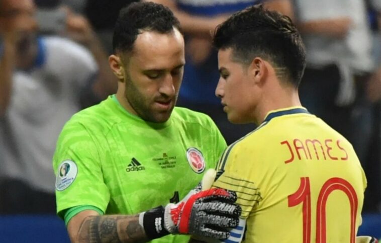 David Ospina elogió a James Rodríguez: "Cuando se pone la camiseta de la Selección es diferente"