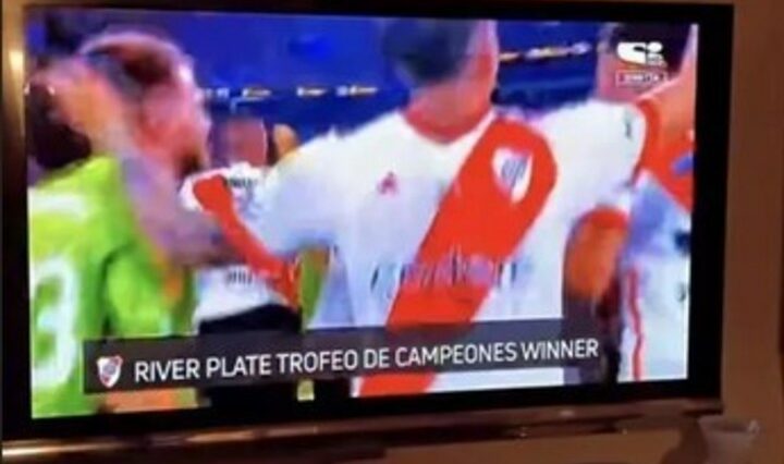 La historia de Nicolás Fonseca viendo a River campeón. Instagram.