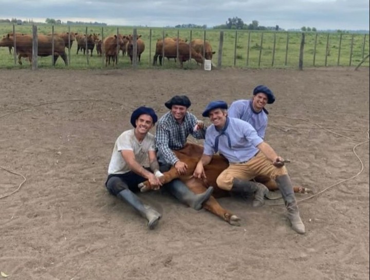 Las vacaciones de Enzo Díaz en el campo. Instagram