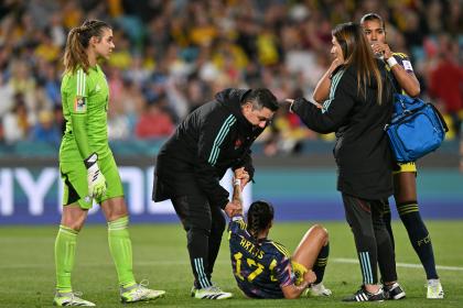 Catalina Pérez sufrió una grave lesión y quedará fuera de las canchas | Selección Colombia