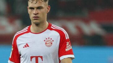 Joshua Kimmich está frustrado por la Bankplatz de Leverkusen