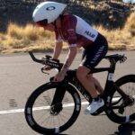 Kat Matthews at the 2023 IRONMAN World Championship in Kona