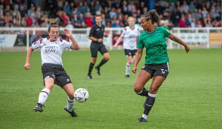 Derby County contra Newcastle United, División Premier del Norte de la Liga Nacional Femenina FA.