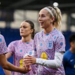 Liga Europea U23 femenina - Inglaterra contra Bélgica - Croud Meadow