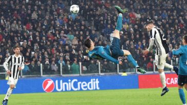 Cristiano Ronaldo marcó un gol increíble contra la Juventus en 2018