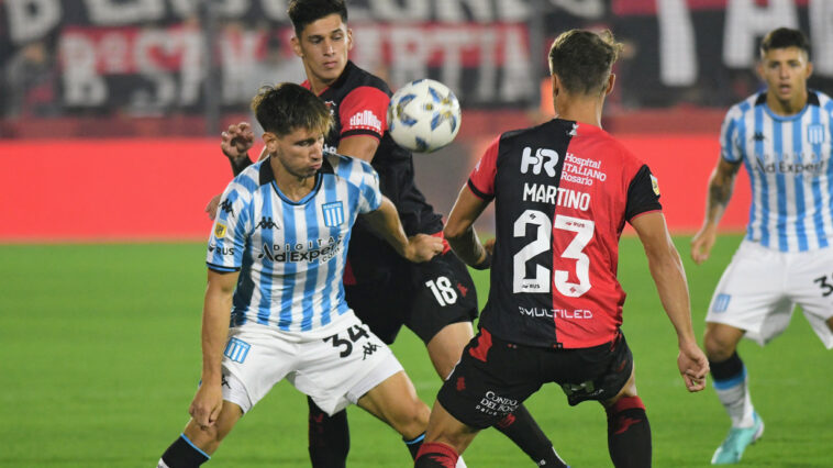 Newell's cayó ante Racing (Foto: JUAN JOSE GARCIA)