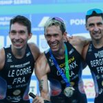 Dorian Coninx, Pierre Le Corre, Leo Bergere - World Triathlon Championship Finals Pontevedra 2023