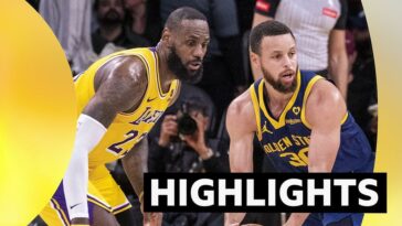 Los Warriors de Curry vencieron a los Lakers de LeBron en la NBA