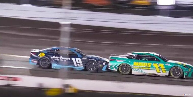 Martin Truex Jr se topa con Hamlin y Larson después de Richmond (Video)