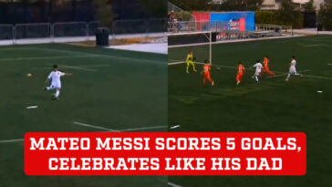 Mateo Messi le marca cinco goles al Inter Miami y se vuelve viral