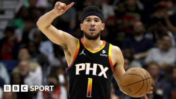 NBA: Devin Booker anota 52 puntos y los Phoenix Suns vencieron a los New Orleans Pelicans