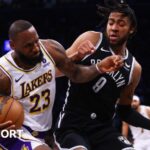 NBA: LeBron James lleva a Los Angeles Lakers a una victoria dominante contra los Brooklyn Nets