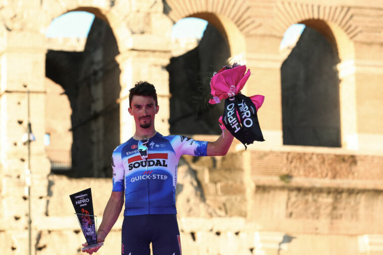 Giro de Italia 2024: Julian Alaphilippe en el podio de Roma