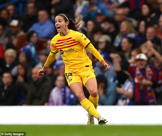 Aitana Bonmati anotó cuando el Barcelona venció al Chelsea y llegó a la final de la Liga de Campeones.