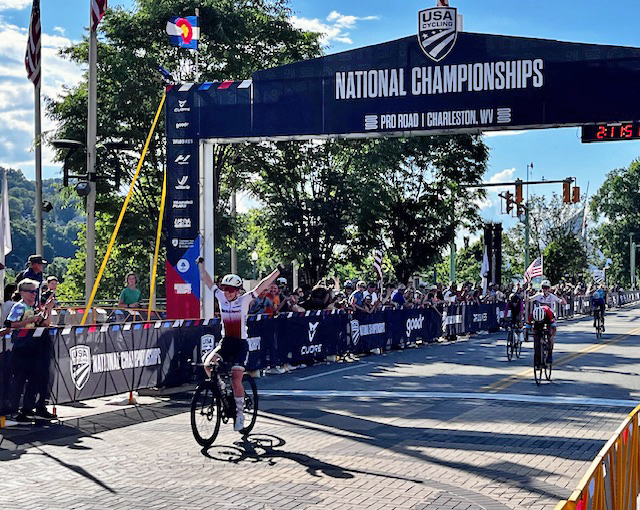 Campeonato Nacional de Ruta de EE. UU.: Alyssa Sarkisov gana el título de carrera femenina junior en ruta