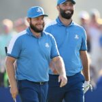 Tyrrell Hatton y Jon Rahm