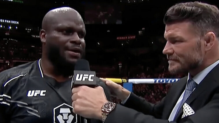 Entrevista con Derrick Lewis en el octágono de UFC St. Louis