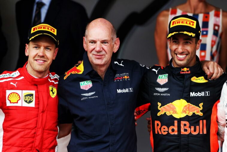 Ex pilotos de Red Bull F1 elogian el "genio único" de Newey