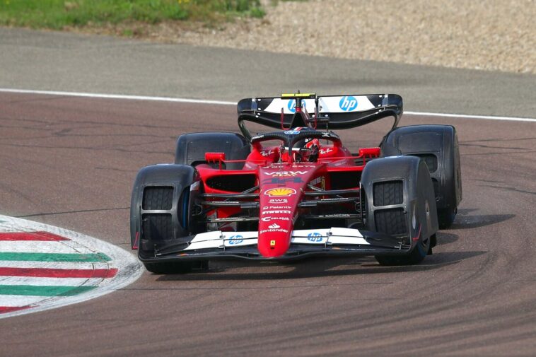 Ferrari prueba los protectores contra salpicaduras de F1 en las pruebas de la FIA en Fiorano