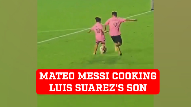 La llamativa jugada de Mateo Messi que demuestra que es hijo de Leo