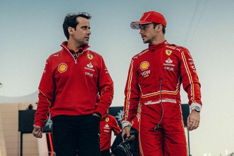 Leclerc asignó un nuevo ingeniero de carreras de Ferrari procedente de Imola