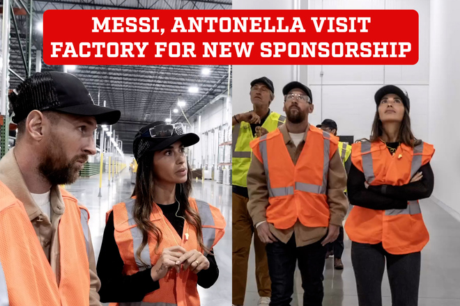Lionel Messi y Antonela Rocuzzo se pusieron sus cascos para lanzar un nuevo patrocinio