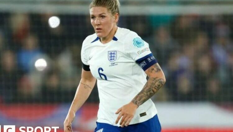 Millie Bright playing for England