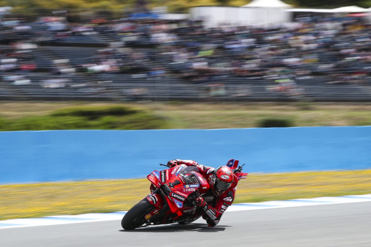 MotoGP España, CARRERA: Jerez Hat Trick para Bagnaia tras intenso duelo con Márquez |  Noticias BikeSport