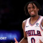 Play-offs de la NBA: Tyrese Maxey protagoniza la victoria de los Philadelphia 76ers sobre los New York Knicks