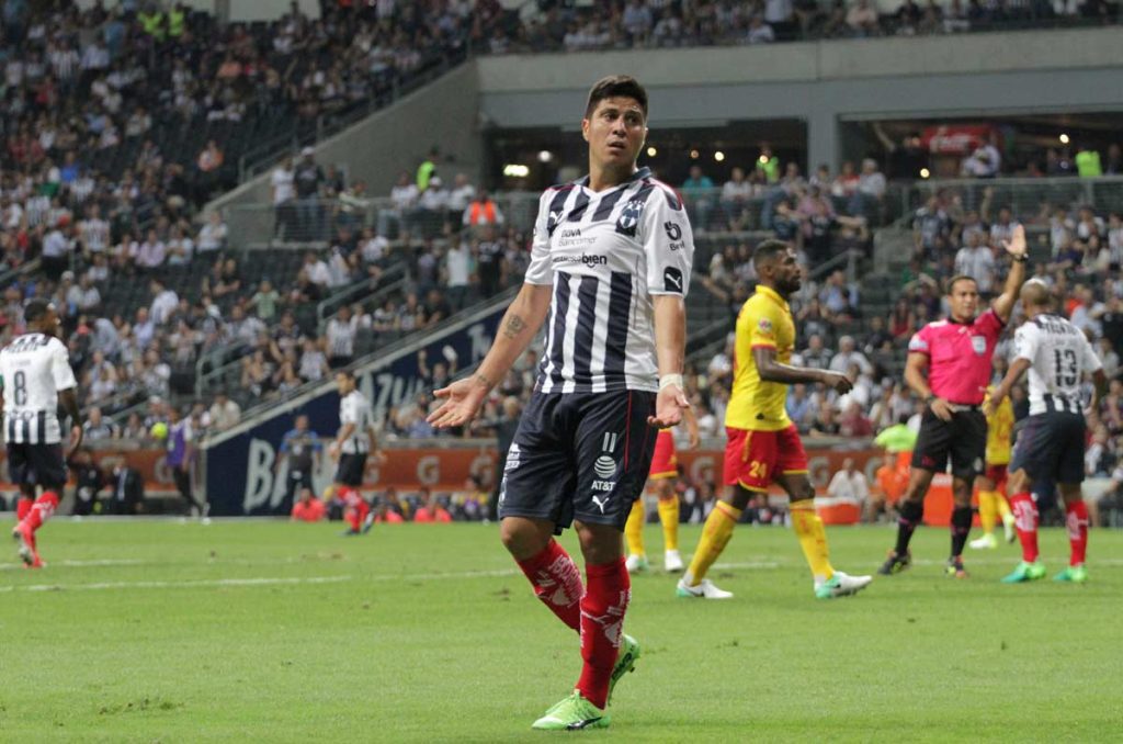 Jonathan Cristaldo tuvo un gris paso por los Rayados de Monterrey sin poder anotar un solo gol