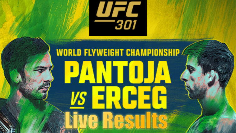Resultados en vivo de UFC 301: Pantoja vs.Erceg