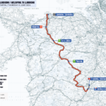 Mapa de la etapa 1 del Tour de Gran Bretaña Femenino