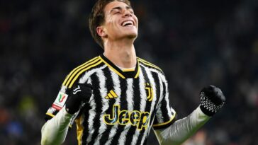 Yıldız ingresa en el número 10 de la Juventus después del gol decisivo contra el Bolonia