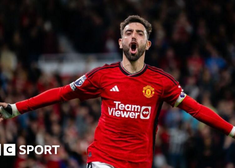 Manchester United's Bruno Fernandes