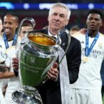 Carlo Ancelotti levantó su quinta Liga de Campeones como entrenador cuando el Real Madrid venció al Borussia Dortmund.