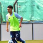 Braian Videla es defensor, tiene 17 años y se lesionó este sábado en el segundo tiempo ante Central Córdoba, en Santiago del Estero. @braianvidela_