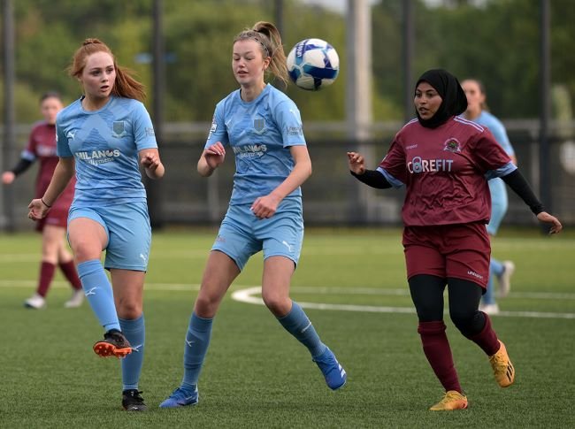 Campeonato NIWFA 2024 Cuartos de final de la Copa Leauge Ballymena Utd FC Mujeres contra Foyle Belles