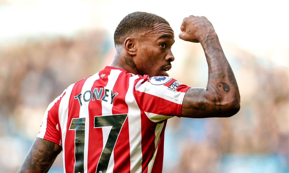 El delantero del Brentford, Ivan Toney