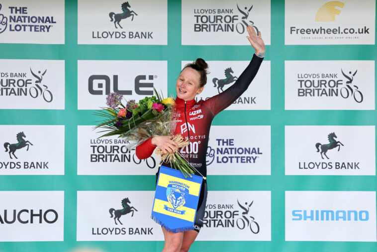 Jo Tindley se lleva el premio a la combatividad tras la escapada del Tour de Gran Bretaña Femenino