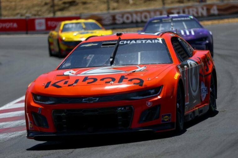 Kyle Busch hizo girar a Ross Chastain en Sonoma Raceway (Video)