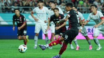 El centrocampista marcó un penalti en la victoria del FC Seúl por 2-0 sobre Gangwon el miércoles.