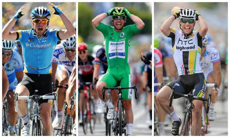 Mark Cavendish gana las tres veces en la llegada de Châteauroux en el Tour de Francia - 2008, 2011, 2021