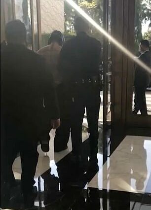 Este es el momento en que la policía sacó a Ryan García de su hotel cinco estrellas en Beverly Hills
