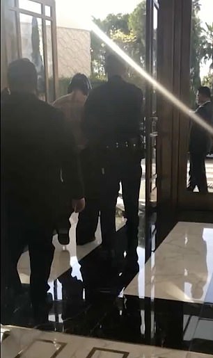 Este es el momento en que la policía sacó a Ryan García de su hotel cinco estrellas en Beverly Hills