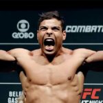 Paulo Costa promete volver al estilo de cazatalentos en una declaración: 'Puntos de mierda'