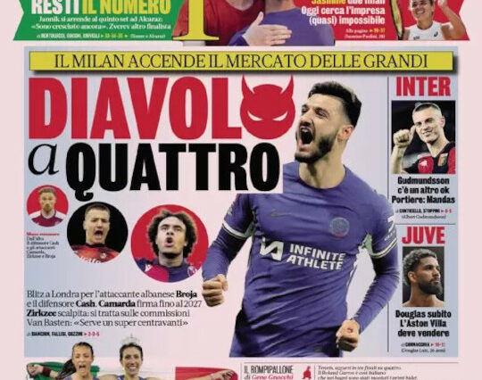Periódicos de hoy - Asistencia de Douglas Luiz para la Juventus, Milán emocionado por Broja y Cash